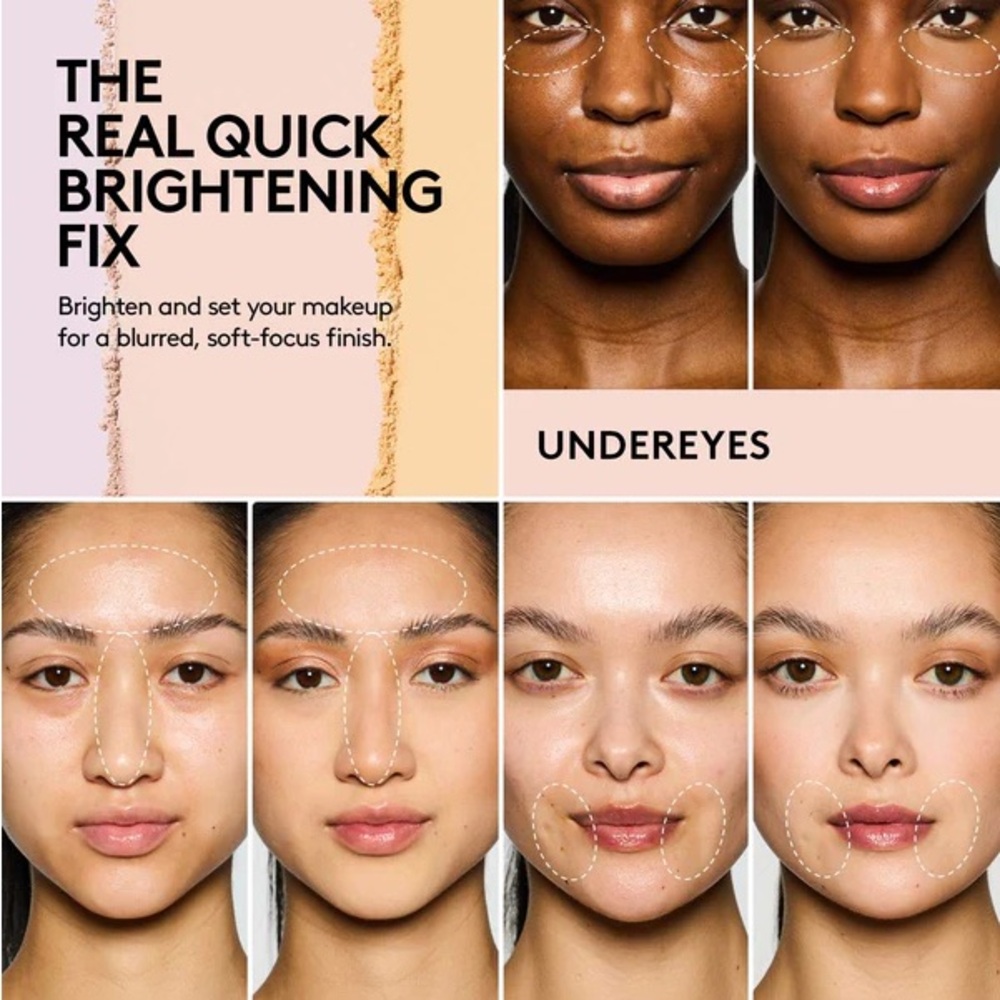 Fenty Beauty BRIGHT FIX INSTANT BRIGHTENING + BLURRING POWDER - shade Peach - Picture 7 of 8